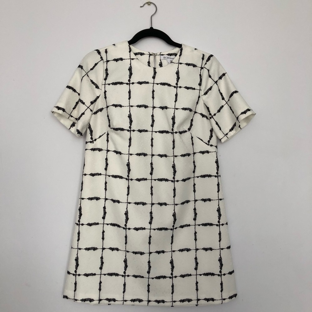 BCBGeneration Graph Print A-Line Dress
